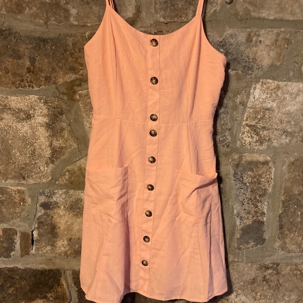 Linen sun dress